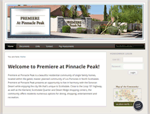 Tablet Screenshot of premierepinnaclepeak.org
